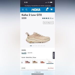 Women’s hoka kaha 2 7.5